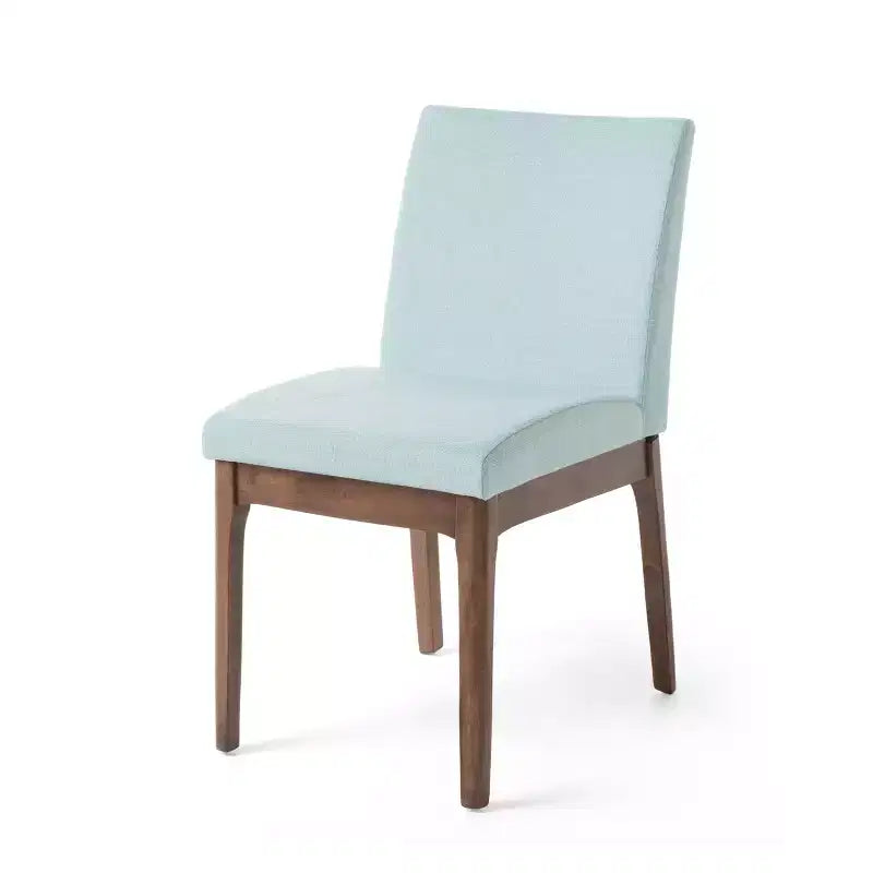 GDFStudio Hampton Set da pranzo 7 pezzi moderno di metà secolo in legno di caucciù imbottito