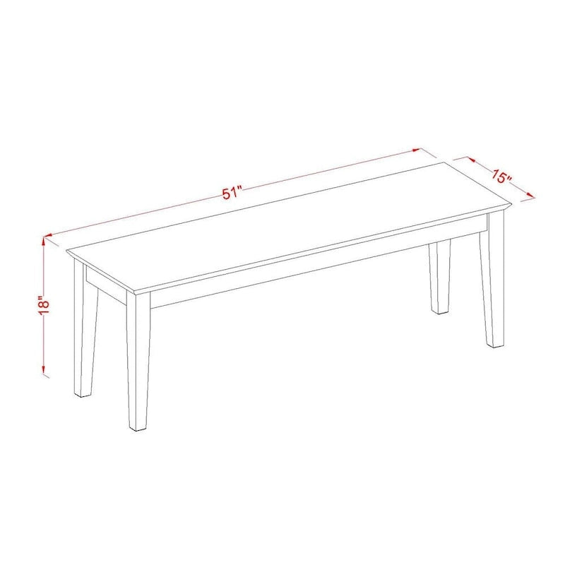East West Furniture Dining Set Contains a Rectangle Dining Table and Chairs, Linen White (Pieces Options)