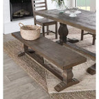 Christopher Knight Home Classic Gianna Farmhouse 66 Wooden Dining Bench