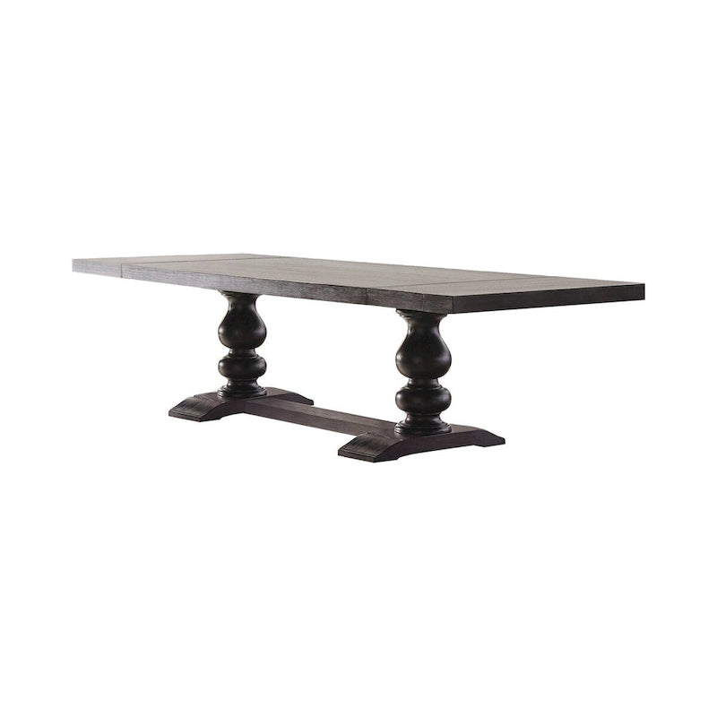 Vallerie Grey and Antique Noir 8-piece Dining Set
