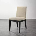 Sedie da pranzo contemporanee in legno massello Roundhill Furniture Rocco, beige, set da 2
