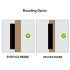 PexFix 26x20 Rectangle Recessed/Surface Mount Medicine Cabinet with Mirror