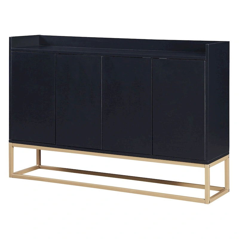 Credenza a Buffet con Ampio Spazio Contenitivo - 60L x 15.7W x 33.8H