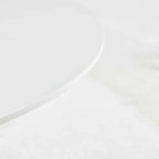 Round Mid-century Dining Table for 4-6 people With Pedestal Base
