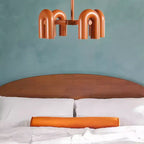Saracina Home King Boho Arched Headboard Solid Pine Bed