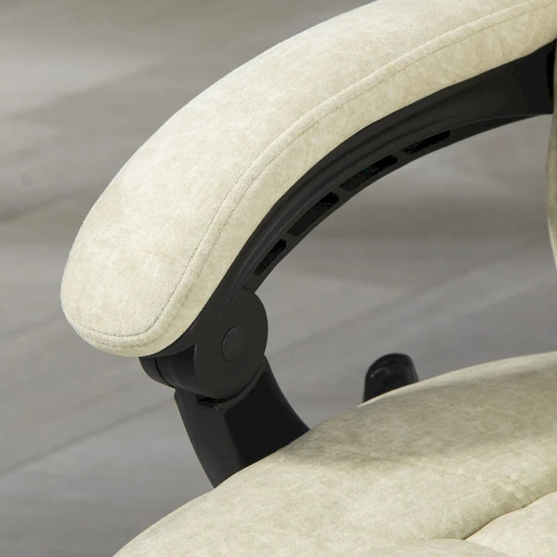 Vinsetto Massage Office Chair with 6 Vibration Points, Heated Reclining Computer Chair, Swivel Desk Chair