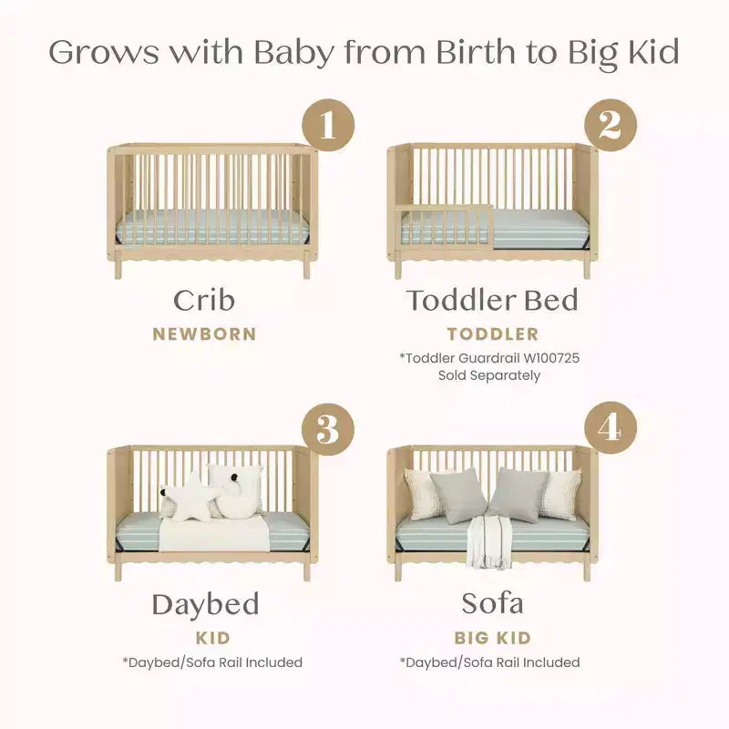 Delta Children William 4-in-1 Convertible Crib - Greenguard Gold Certified