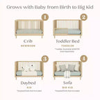 Delta Children William 4-in-1 Convertible Crib - Greenguard Gold Certified
