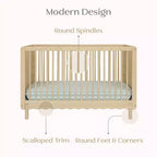 Delta Children William 4-in-1 Convertible Crib - Greenguard Gold Certified