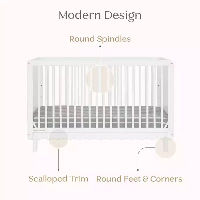 Delta Children William 4-in-1 Convertible Crib - Greenguard Gold Certified