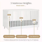 Delta Children William 4-in-1 Convertible Crib - Greenguard Gold Certified