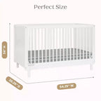 Delta Children William 4-in-1 Convertible Crib - Greenguard Gold Certified