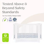 Delta Children Noah 4-In-1 Convertible Crib Greenguard Gold Certified