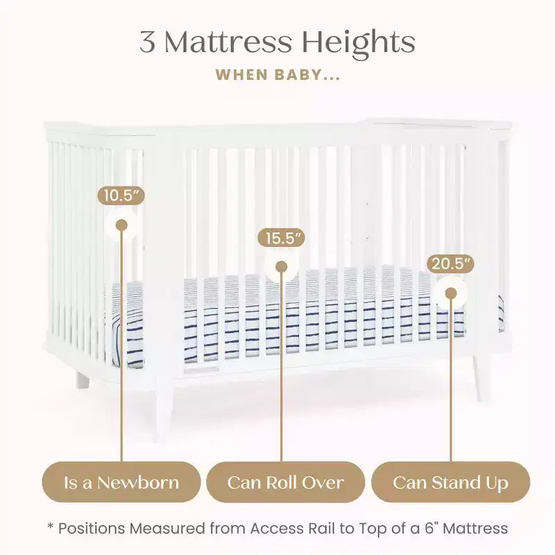 Delta Children Noah 4-In-1 Convertible Crib Greenguard Gold Certified