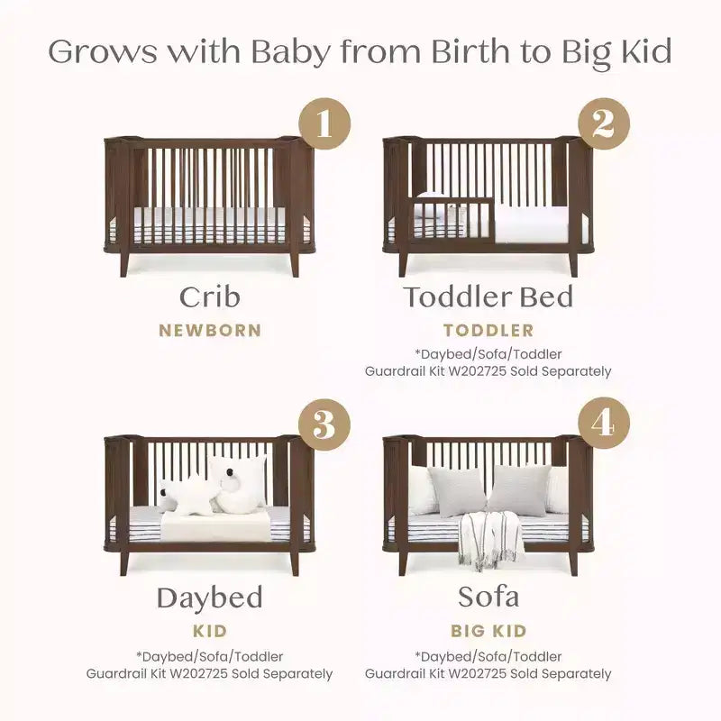 Delta Children Noah 4-In-1 Convertible Crib Greenguard Gold Certified