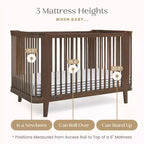 Delta Children Noah 4-In-1 Convertible Crib Greenguard Gold Certified