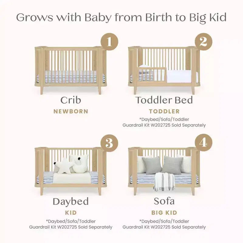 Delta Children Noah 4-In-1 Convertible Crib Greenguard Gold Certified