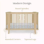 Delta Children Noah 4-In-1 Convertible Crib Greenguard Gold Certified