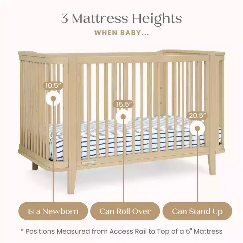 Delta Children Noah 4-In-1 Convertible Crib Greenguard Gold Certified