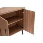 Manhattan Comfort Jodie Mid-Century Modern Accent Cabinet with 2 Shelves