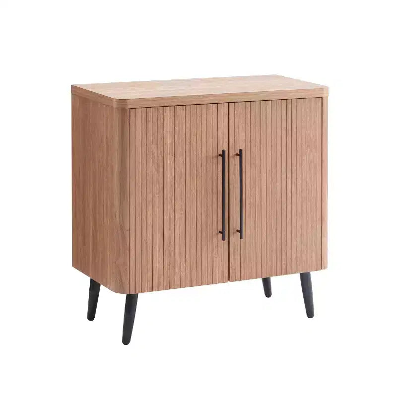 Manhattan Comfort Jodie Mid-Century Modern Accent Cabinet with 2 Shelves