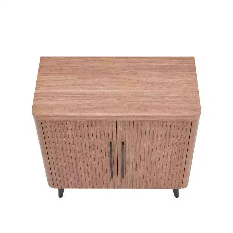 Manhattan Comfort Jodie Mid-Century Modern Accent Cabinet with 2 Shelves