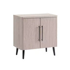 Manhattan Comfort Jodie Mid-Century Modern Accent Cabinet with 2 Shelves