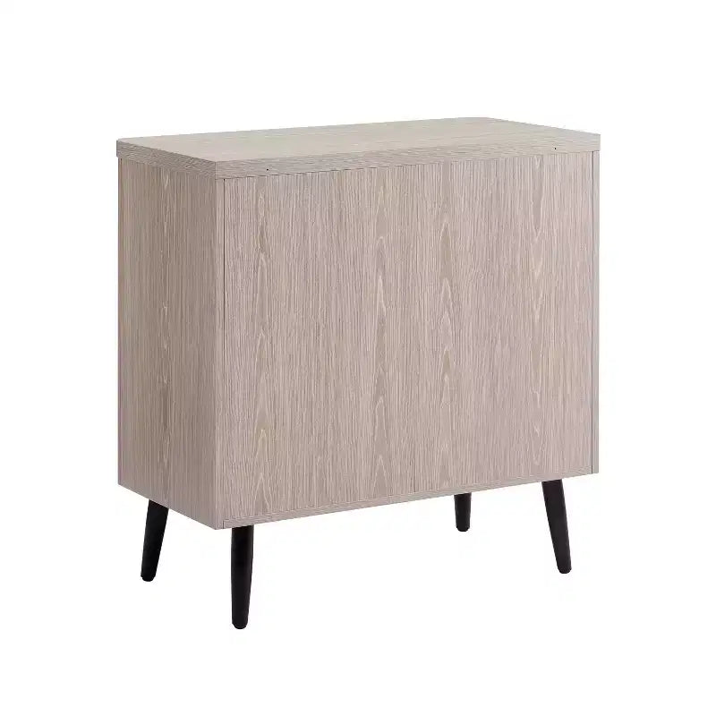 Manhattan Comfort Jodie Mid-Century Modern Accent Cabinet with 2 Shelves