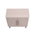 Manhattan Comfort Jodie Mid-Century Modern Accent Cabinet with 2 Shelves