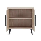 Manhattan Comfort Jodie Mid-Century Modern Accent Cabinet with 2 Shelves