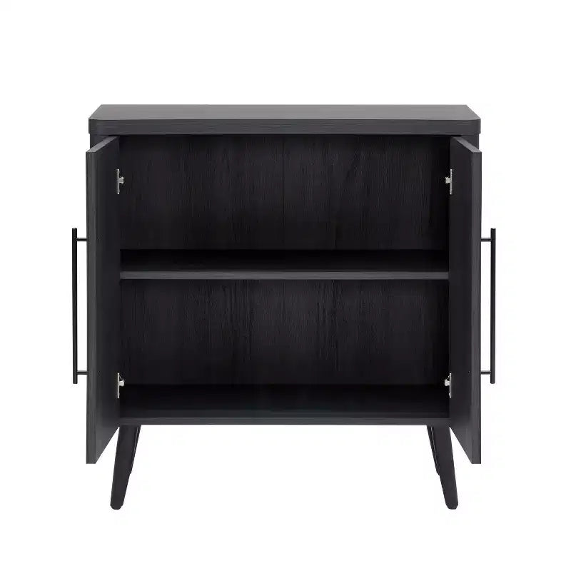 Manhattan Comfort Jodie Mid-Century Modern Accent Cabinet with 2 Shelves