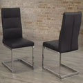 Brassex Set of 2 Cierra Dining Chairs