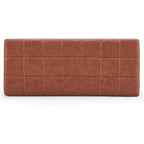 Howtai 36.6 Upholstered Leather PU Dining Bench