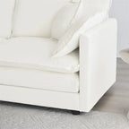 Sofa Set of 3, 1+1+3 Seats Living Room Sofa, Accent Chair, Loveseat