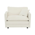 Sofa Set of 3, 1+1+3 Seats Living Room Sofa, Accent Chair, Loveseat