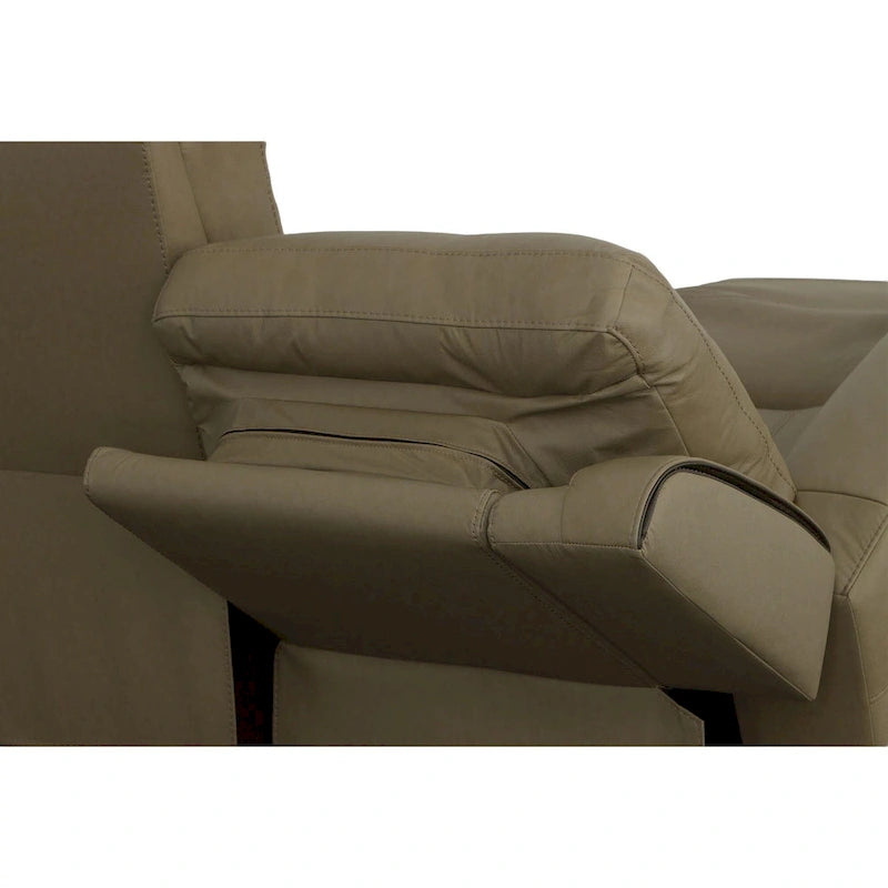 Iris Top Grain Leather Power Reclining Sofa with Power Headrests by Flexsteel