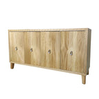 Vintage 4 Door Storage Cabinet