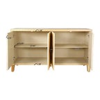 Vintage 4 Door Storage Cabinet