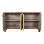 Vintage 4 Door Storage Cabinet