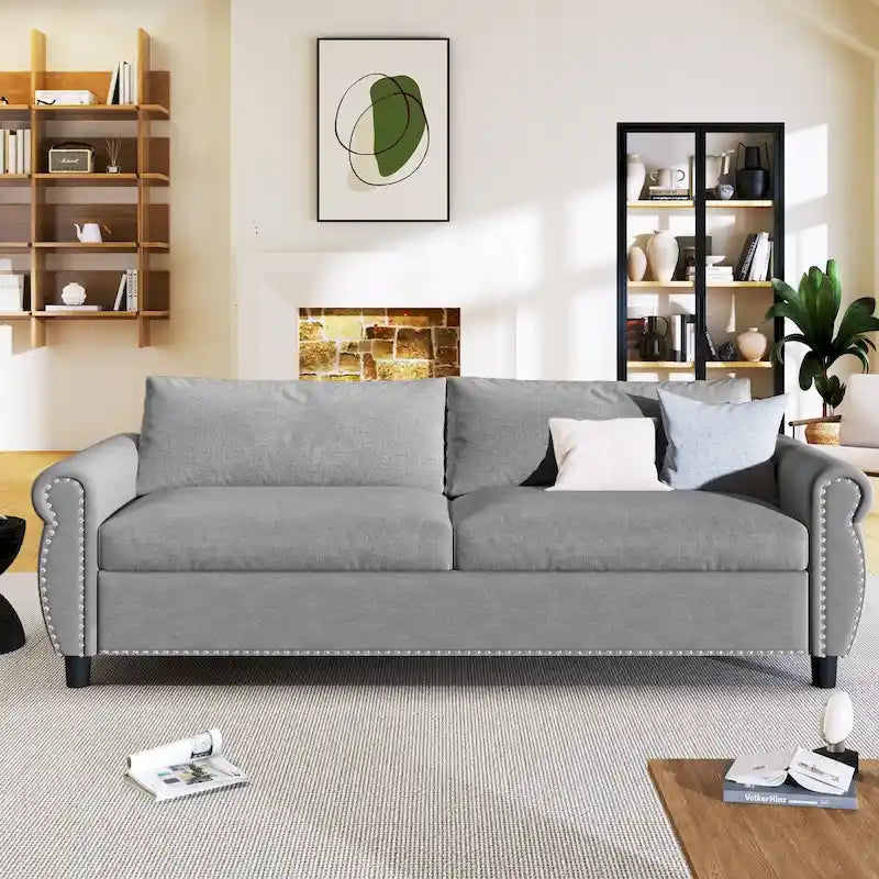 Divano Letto 2 in 1 con Ampio Materasso in Memory Foam