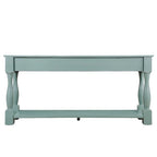 Wood Console Table with 3 Drawers and 1 Bottom Shelf