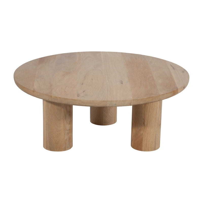 Sagebrook Home Elegante coppia di tavolini da caffè Boho in legno di mango per case moderne