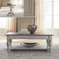 Set Tavolino da Salotto Ocean Isle Antico Bianco Opzionale 3 Pezzi