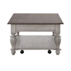 Set Tavolino da Salotto Ocean Isle Antico Bianco Opzionale 3 Pezzi
