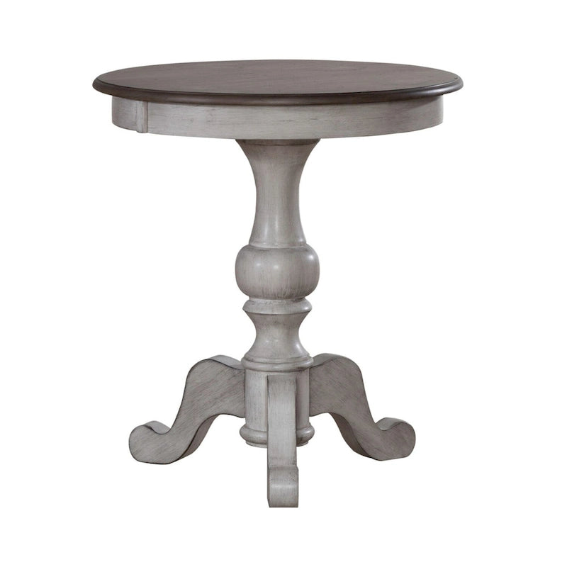 Set Tavolino da Salotto Ocean Isle Antico Bianco Opzionale 3 Pezzi