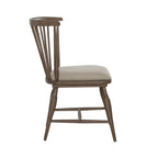 Americana Farmhouse Dusty Taupe Set da 7 pezzi con tavolo rettangolare