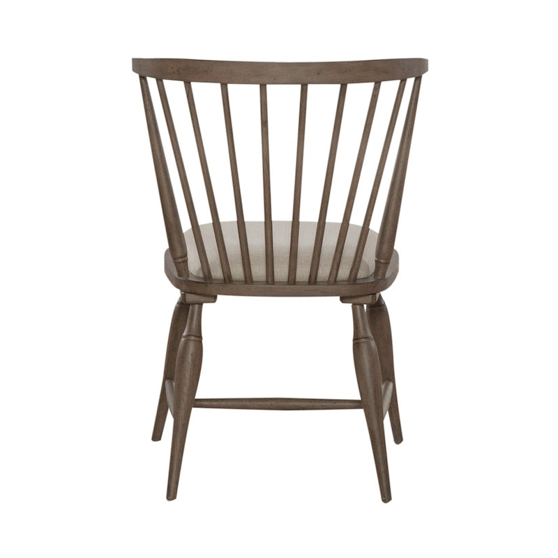 Americana Farmhouse Dusty Taupe Set da 7 pezzi con tavolo rettangolare