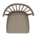 Americana Farmhouse Dusty Taupe Set da 7 pezzi con tavolo rettangolare