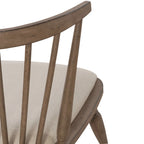 Americana Farmhouse Dusty Taupe Set da 7 pezzi con tavolo rettangolare