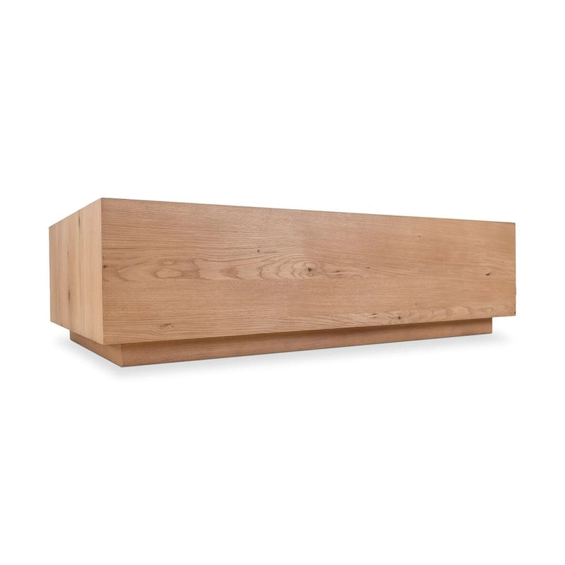 Tavolino rettangolare Aurelle Home in rovere rustico